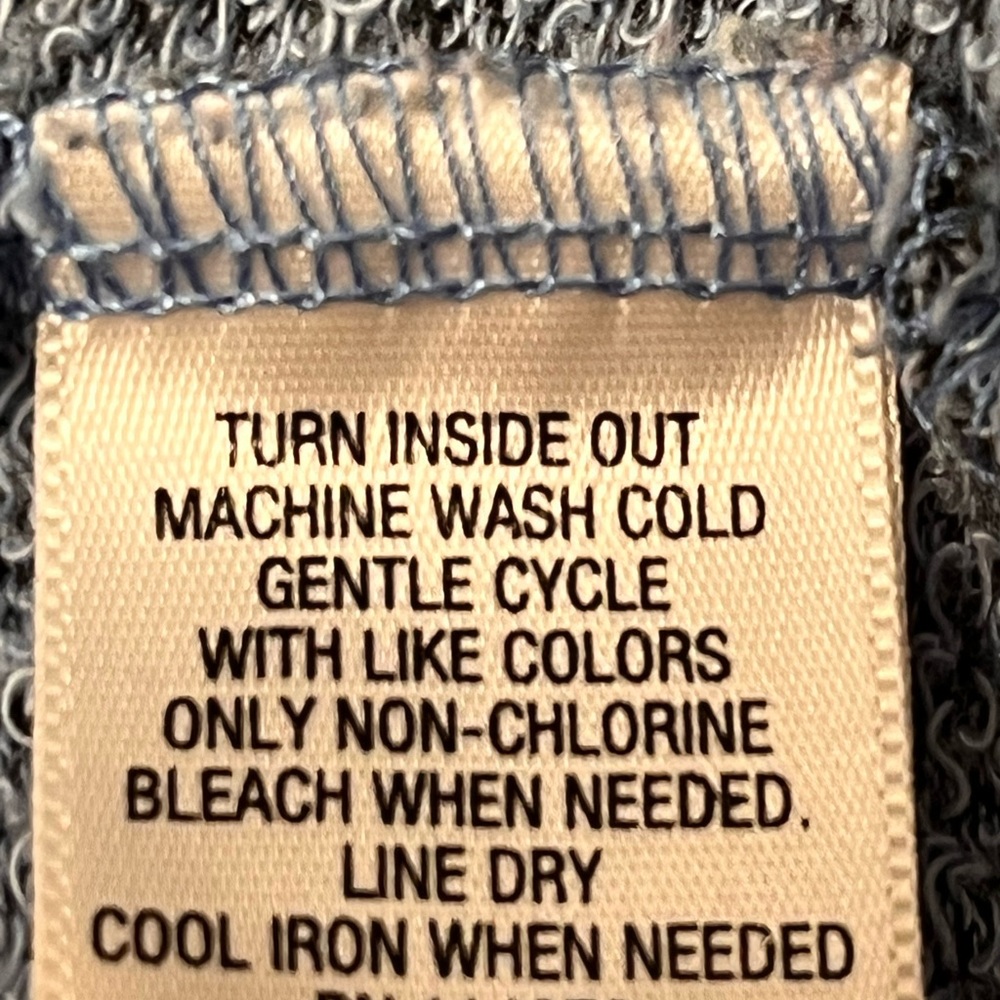 bar lll Raw Edge Sweatshirt Top - Picture 6 of 6